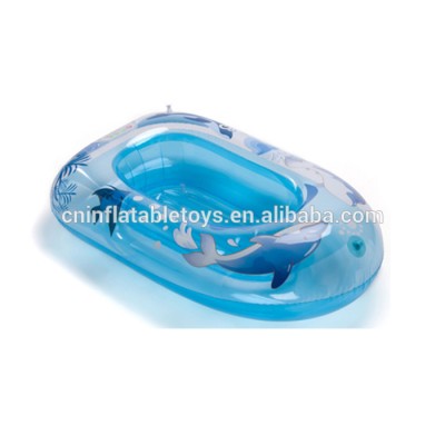 Factory small plastic air boat PVC kids water boats best price inflatable swimming rubber boat toy with car,jet ski shape