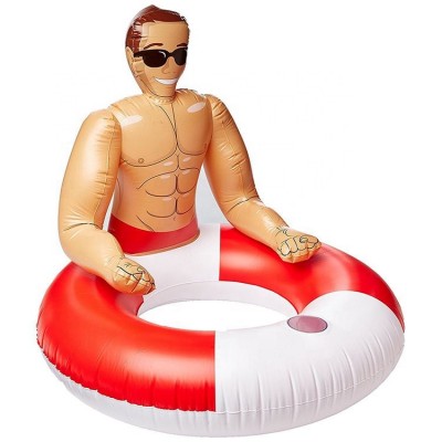 Heavy duty durable Inflatable Boyfriend and Cool muscular man Pool Float water toys